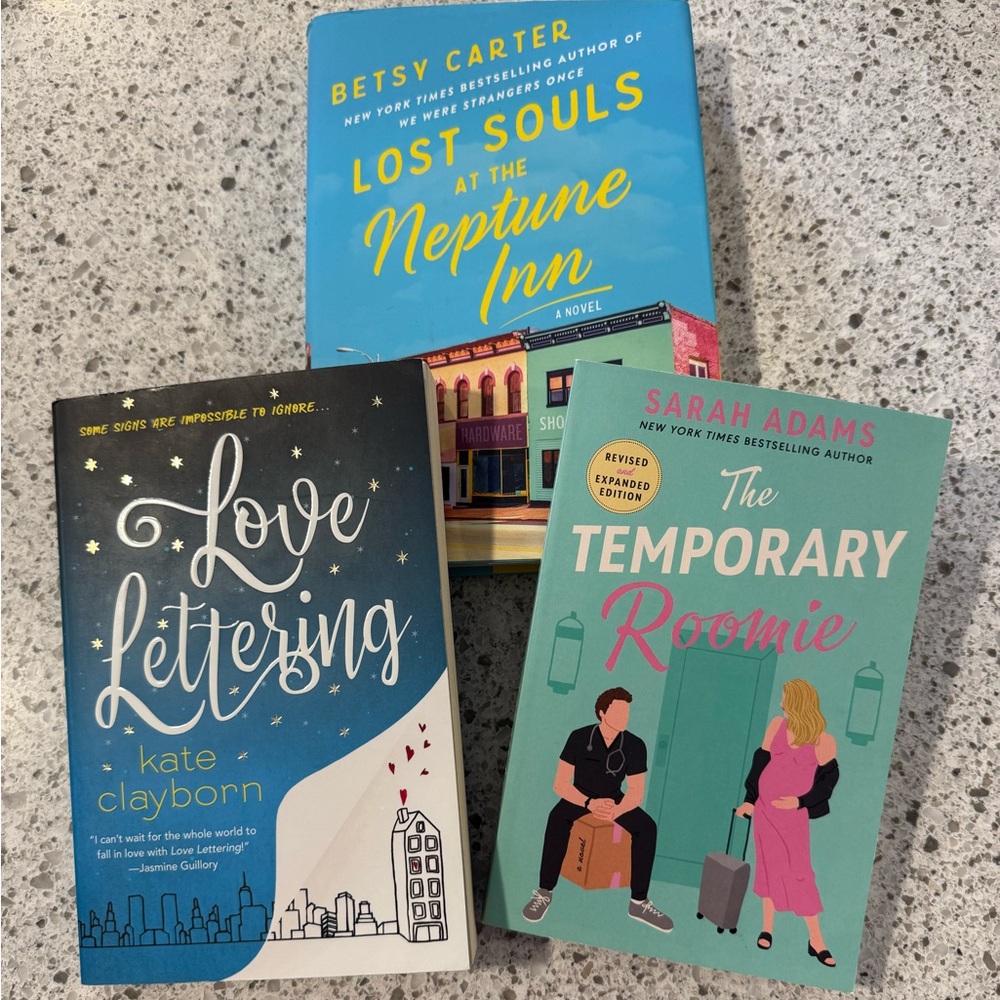 Set of Three Fiction Books